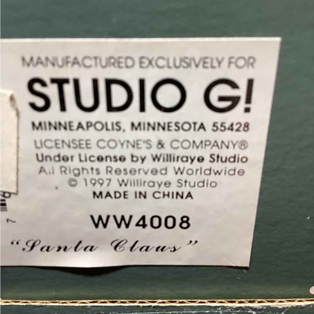 Doll Folks from Williraye Studio “Santa Claus “ - Picture 8 of 8